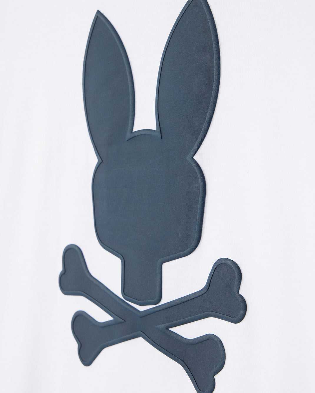 Tees Psycho Bunny Houston Graphic Tee Blanche Homme | ZQA-32121401